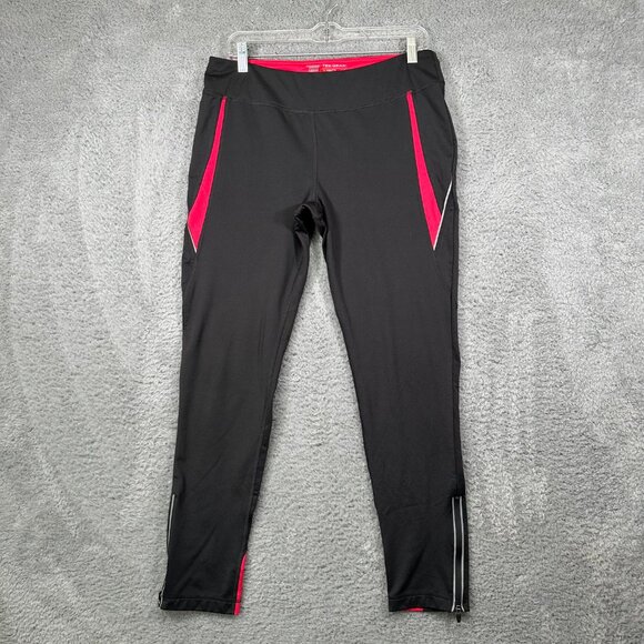tek gear Pants - Tek Gear Womens Leggings Workout Pants Black Size Large Active Capri Cropped fit